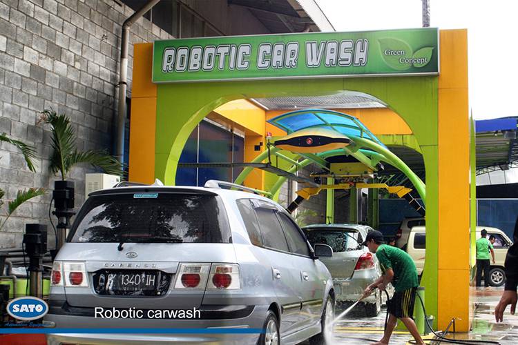 AXC Kelapa Gading Jakarta SATO Peralatan Otomotif Robotic Carwash